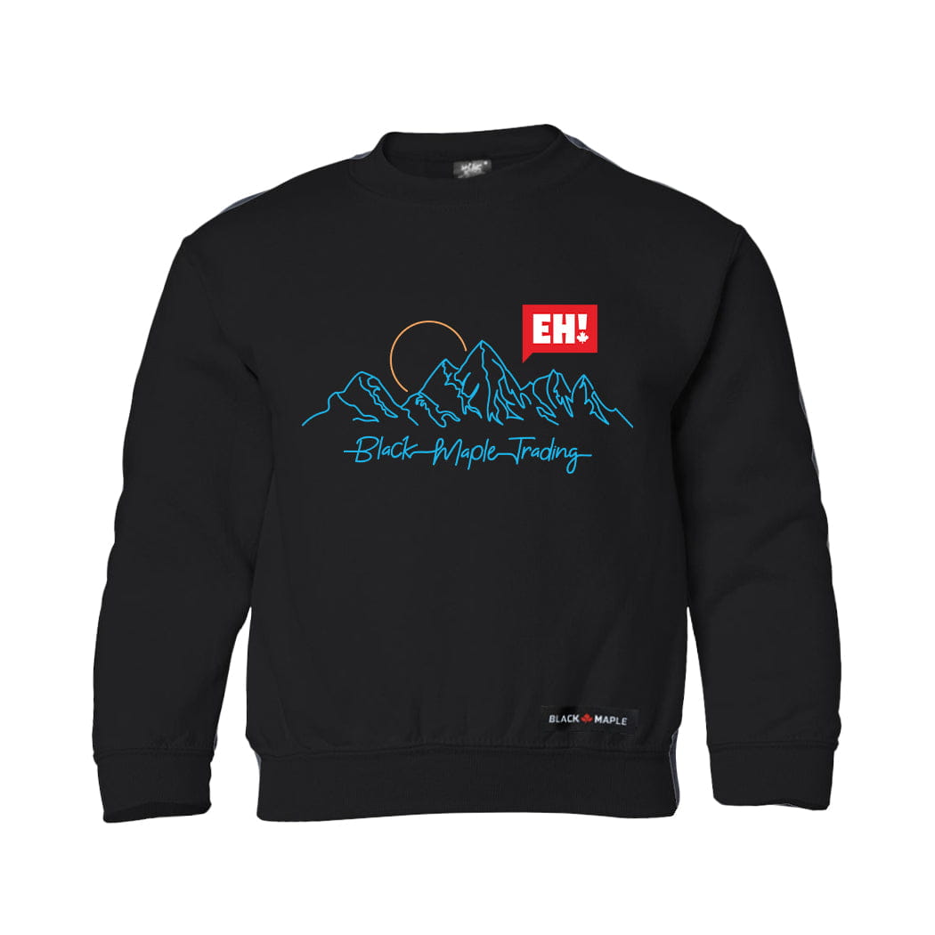 Eh! Mountain Sunset Kids Sweatshirt or Hoodie