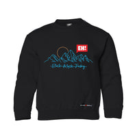 Eh! Mountain Sunset Kids Sweatshirt or Hoodie