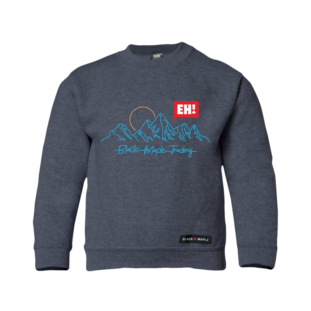 Eh! Mountain Sunset Kids Sweatshirt or Hoodie