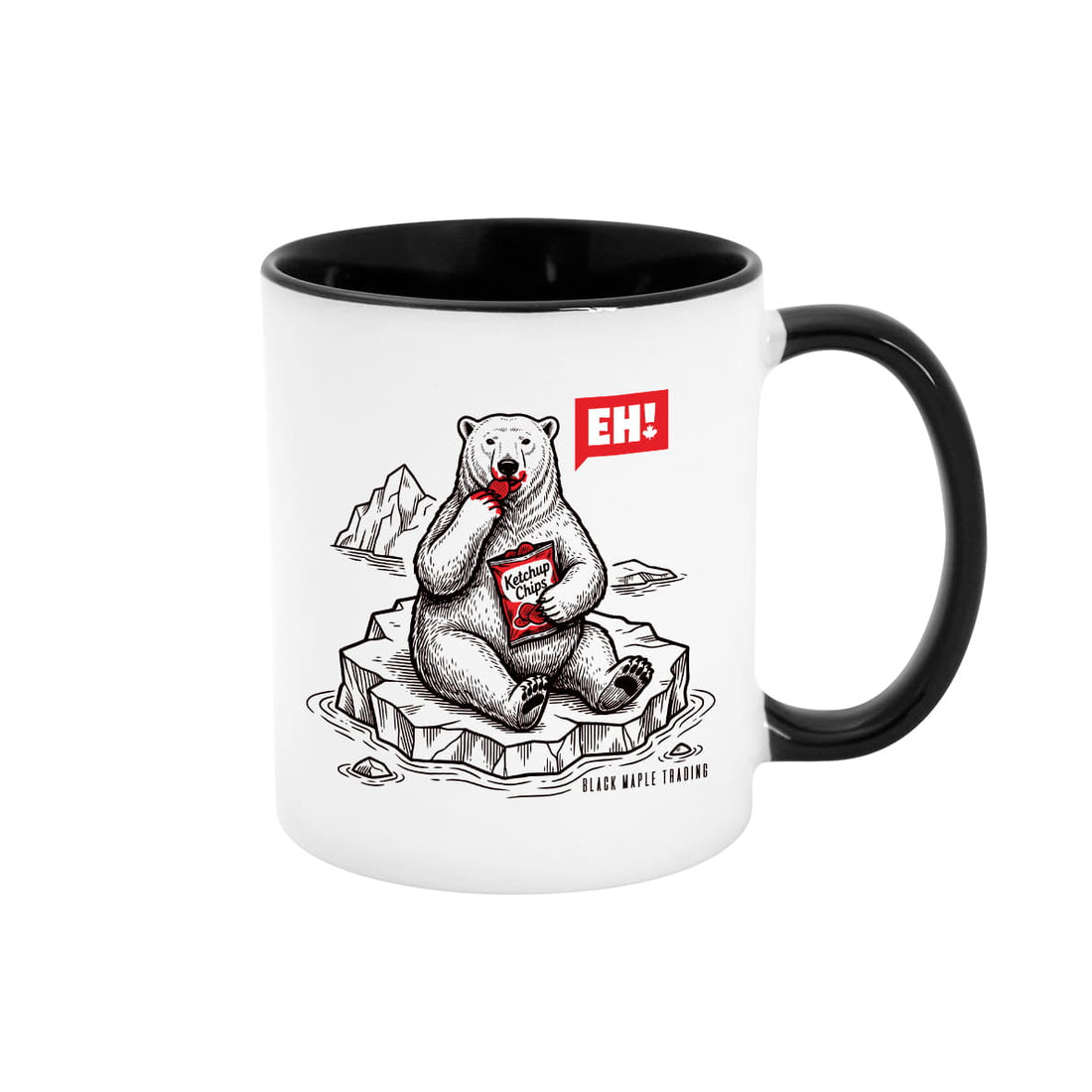 Eh! Polar Bear Ketchup Chips 11 oz mug