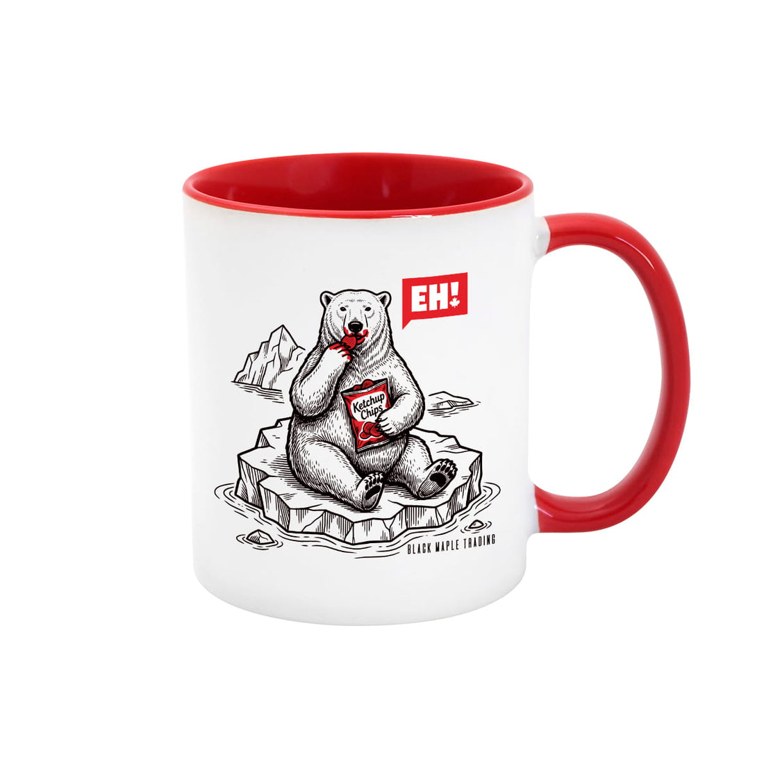 Eh! Polar Bear Ketchup Chips 11 oz mug