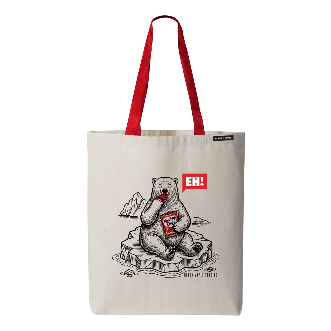 Eh! Polar Bear Ketchup Chips Tote Bag