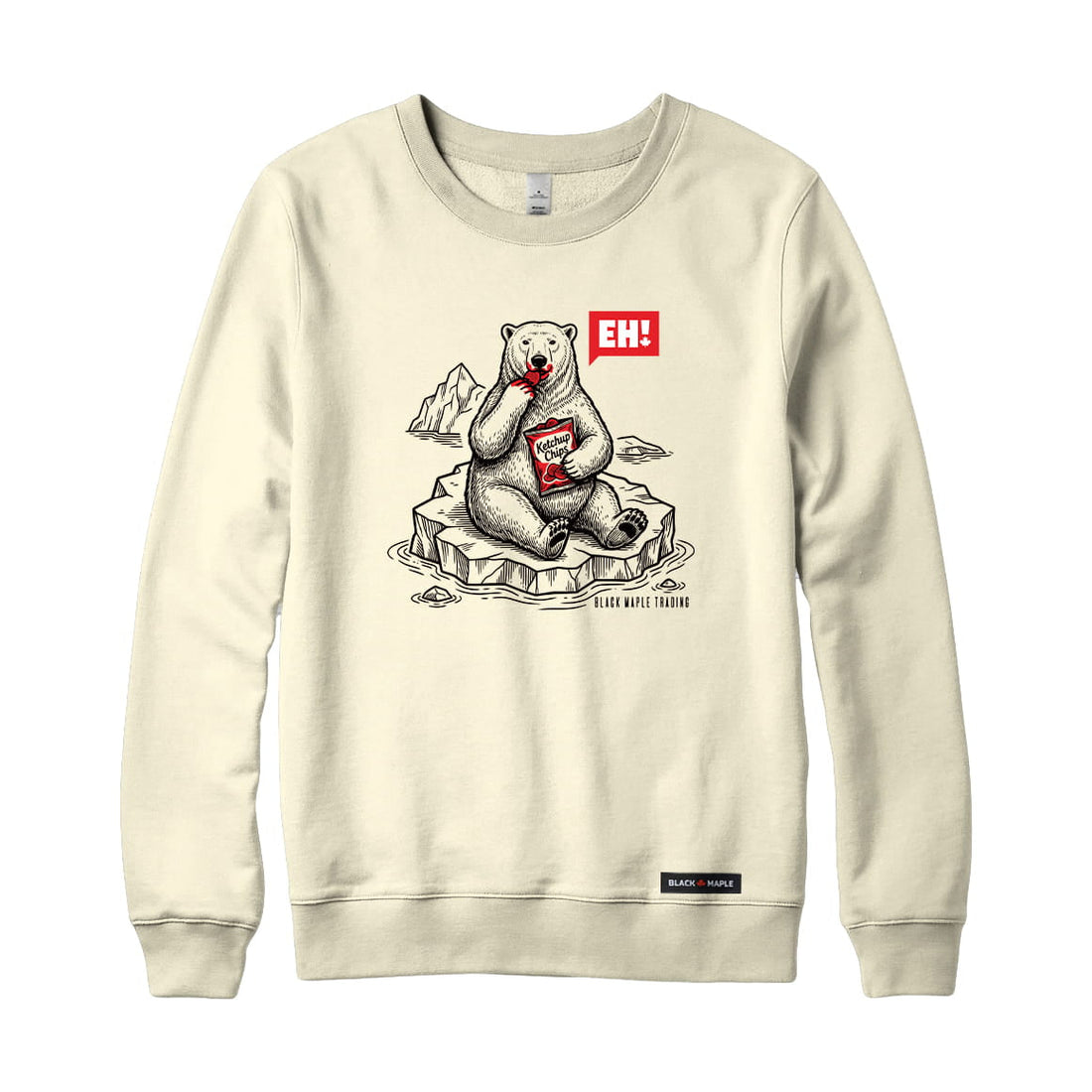 Eh! Polar Bear Ketchup Chips Sweatshirt or Hoodie