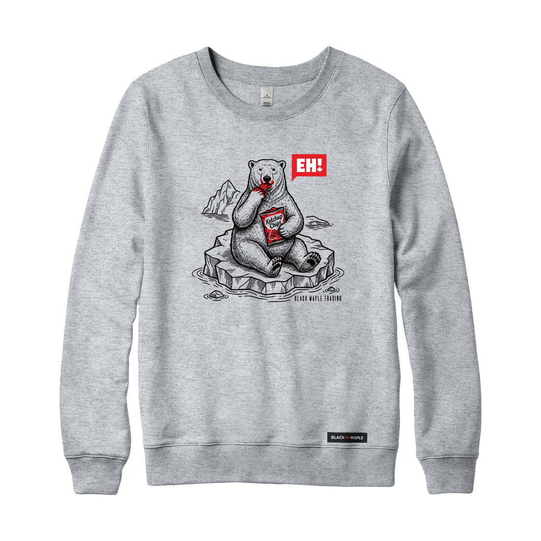 Eh! Polar Bear Ketchup Chips Sweatshirt or Hoodie