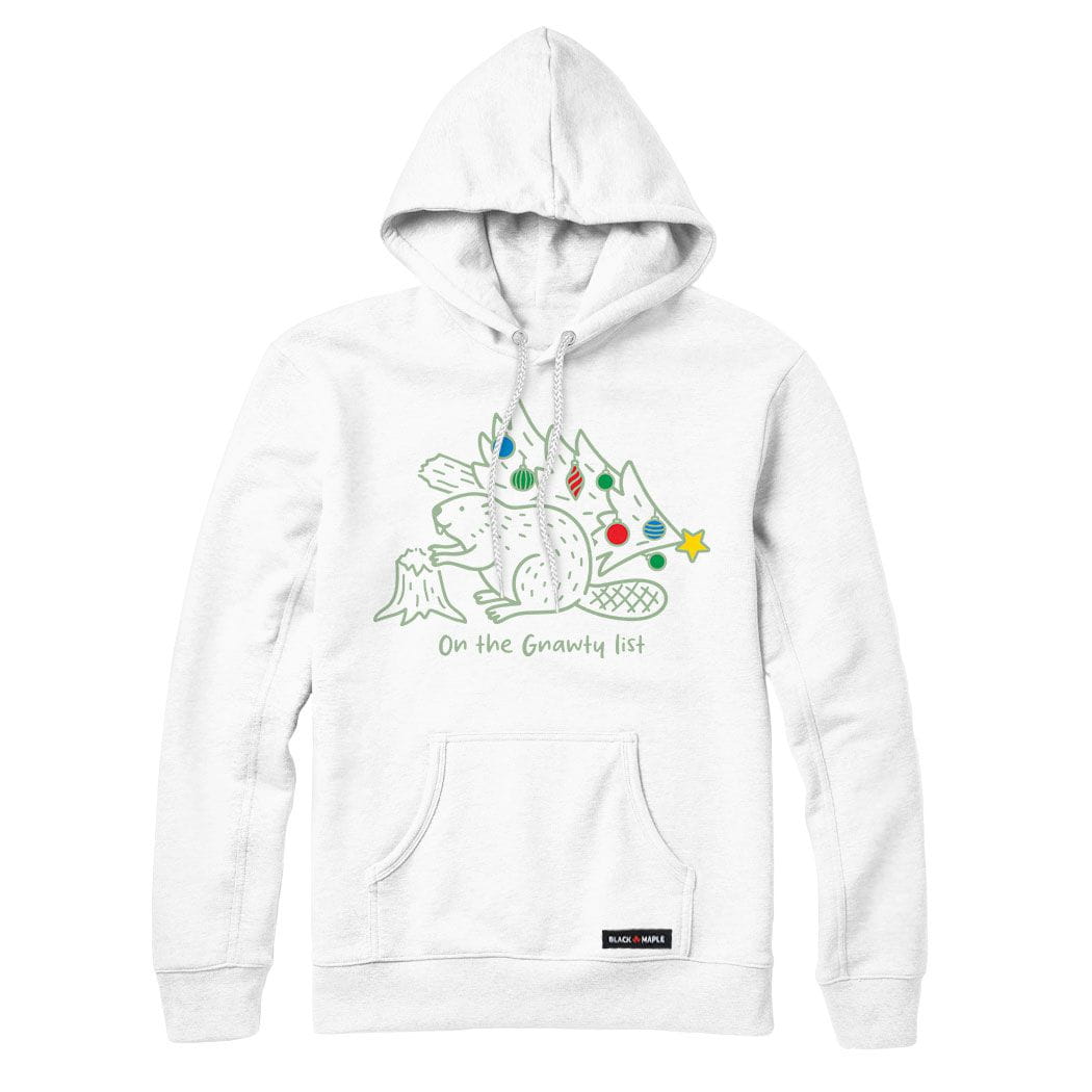 Gnawty List Christmas Beaver Hoodie