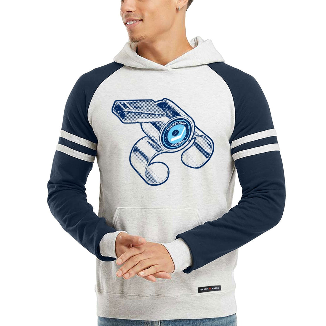 HNIC Referee Whistle Varsity Hoodie