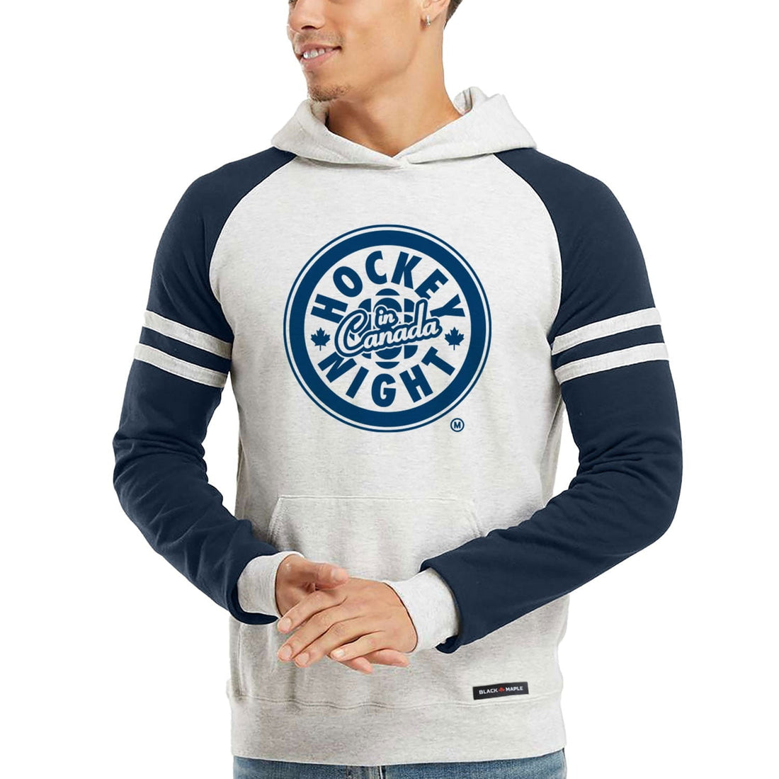 Hockey Night in Canada Monotone Logo Varsity Hoodie