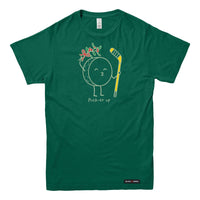 Hockey Puck-er up Christmas Mistletoe Mens T-shirt