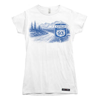 Icefields Parkway Highway Western Road Trip T-shirt