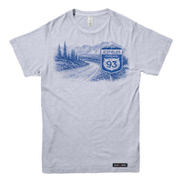 Icefields Parkway Highway Western Road Trip T-shirt