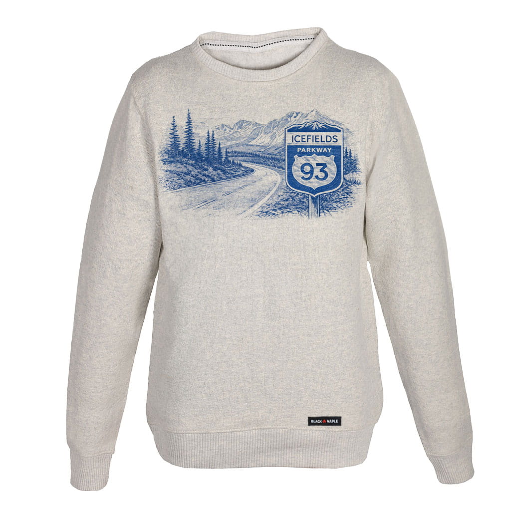 Icefields Parkway Highway Western Road Trip Nantucket Sweatshirt or Hoodie