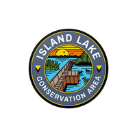 Island Lake Park High Tack Vinyl Sticker