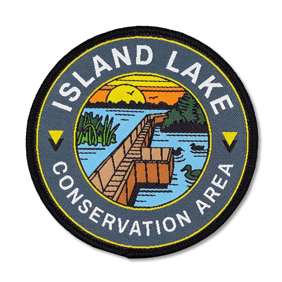 Island Lake Park Woven Patch