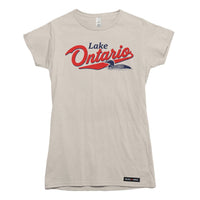 Lake Ontario Retro Loon Womens T-shirt
