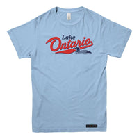 Lake Ontario Retro Loon Mens T-shirt