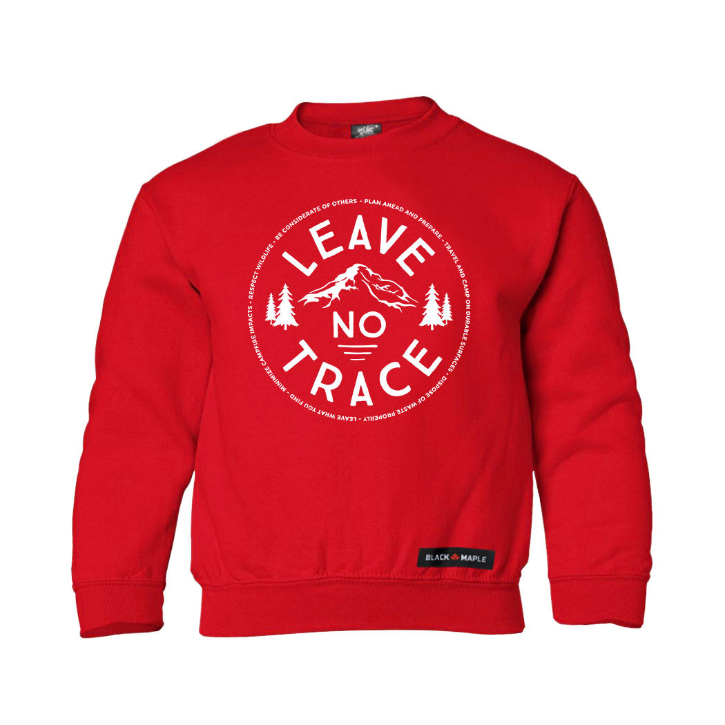 Sweat-shirt ras du cou pour enfant Leave No Trace