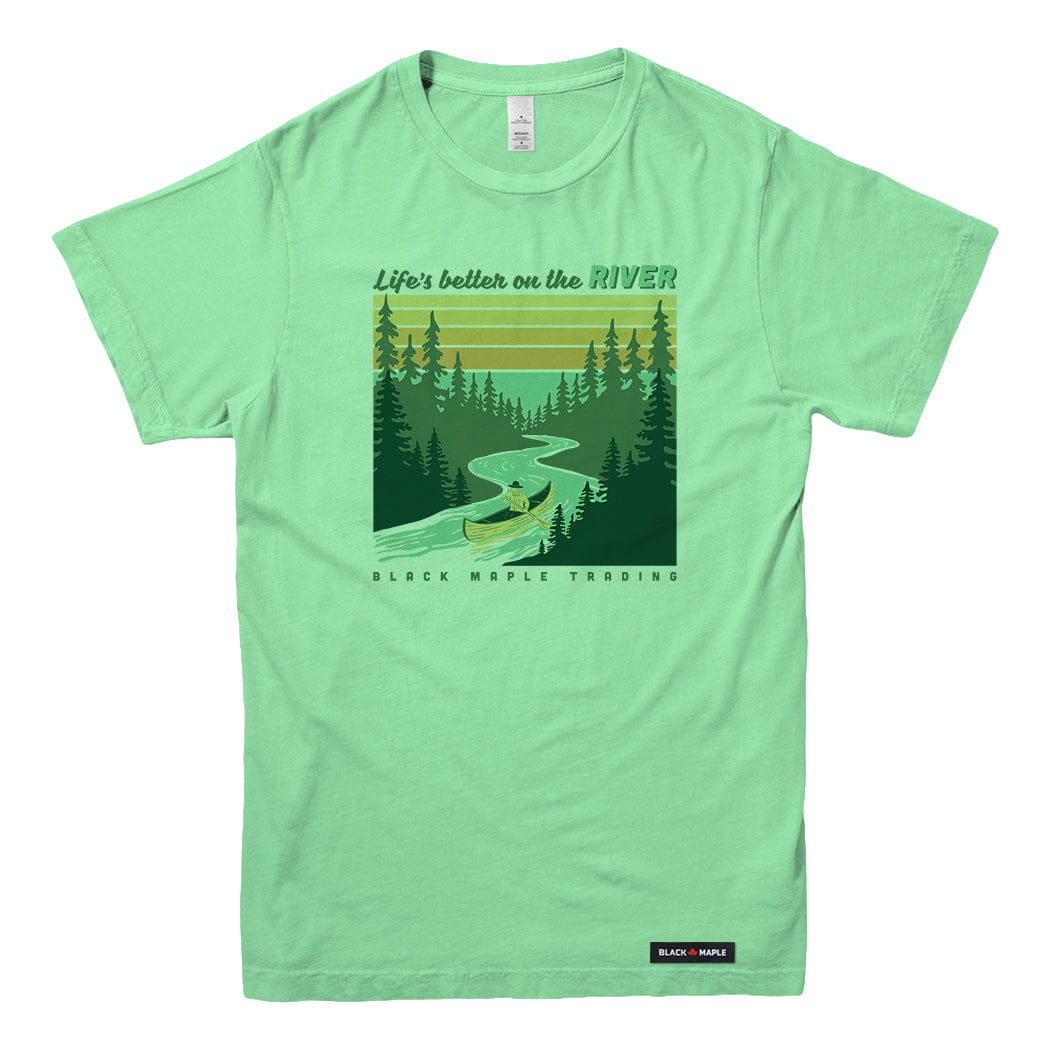 Life's better on the RIVER T-shirt