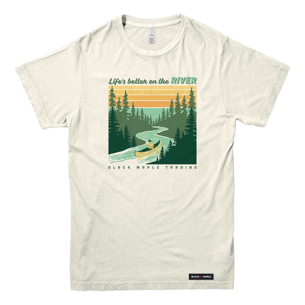 Life's better on the RIVER T-shirt