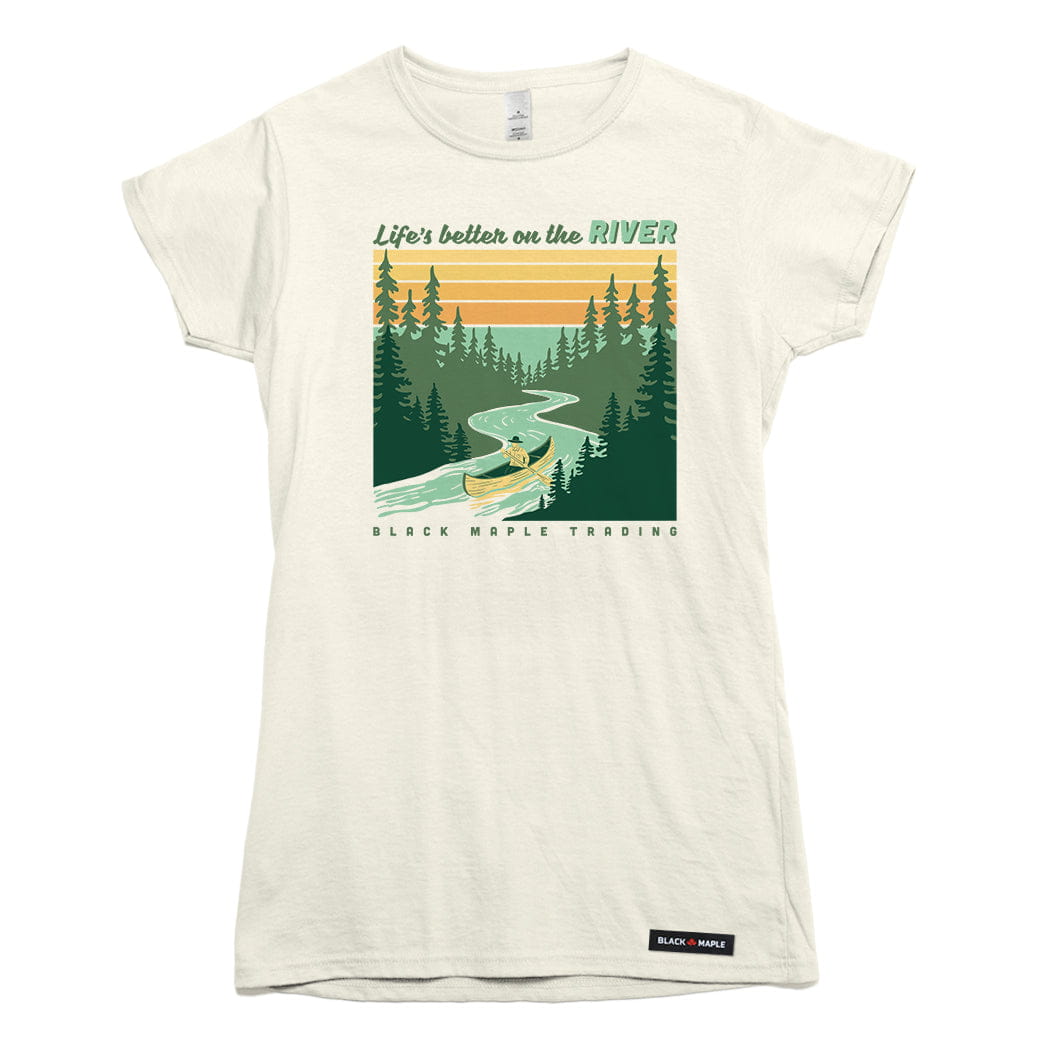 Life's better on the RIVER T-shirt
