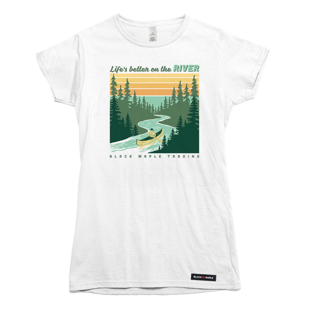 Life's better on the RIVER T-shirt