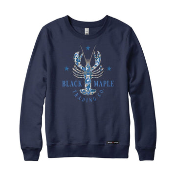 Lobster Patchwork Crewneck Sweatshirt