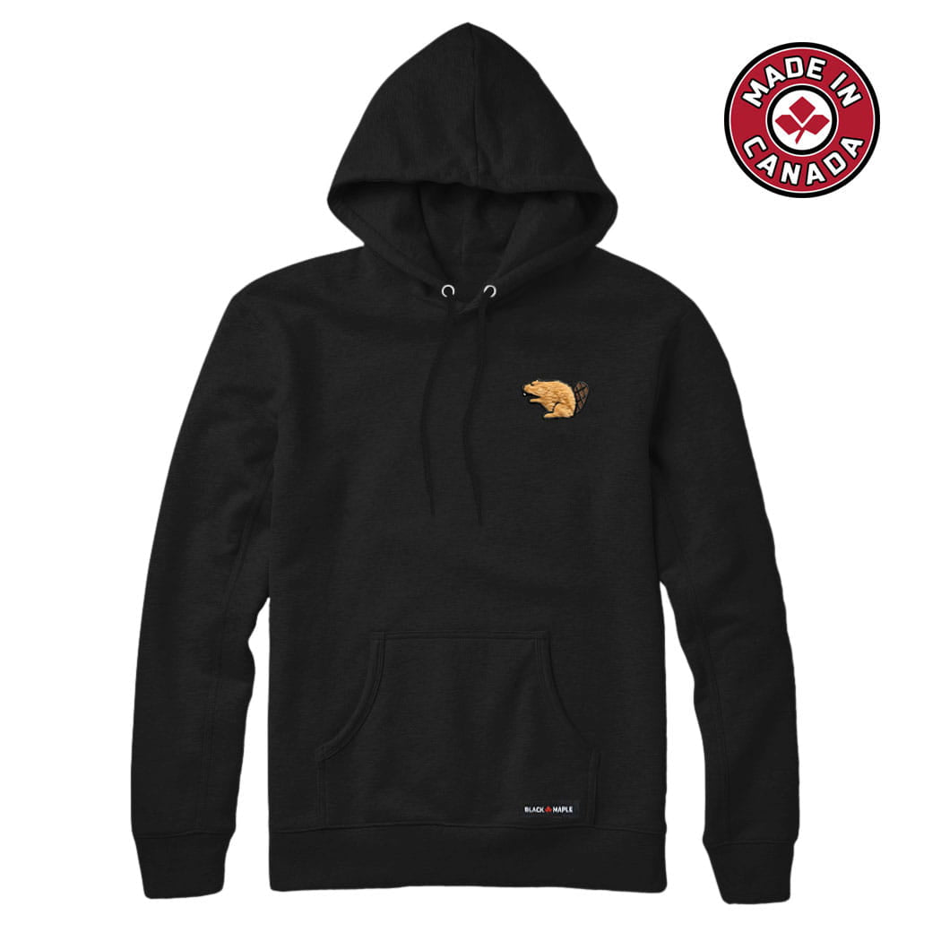 Lucky Beaver Patch Sweatshirt or Hoodie
