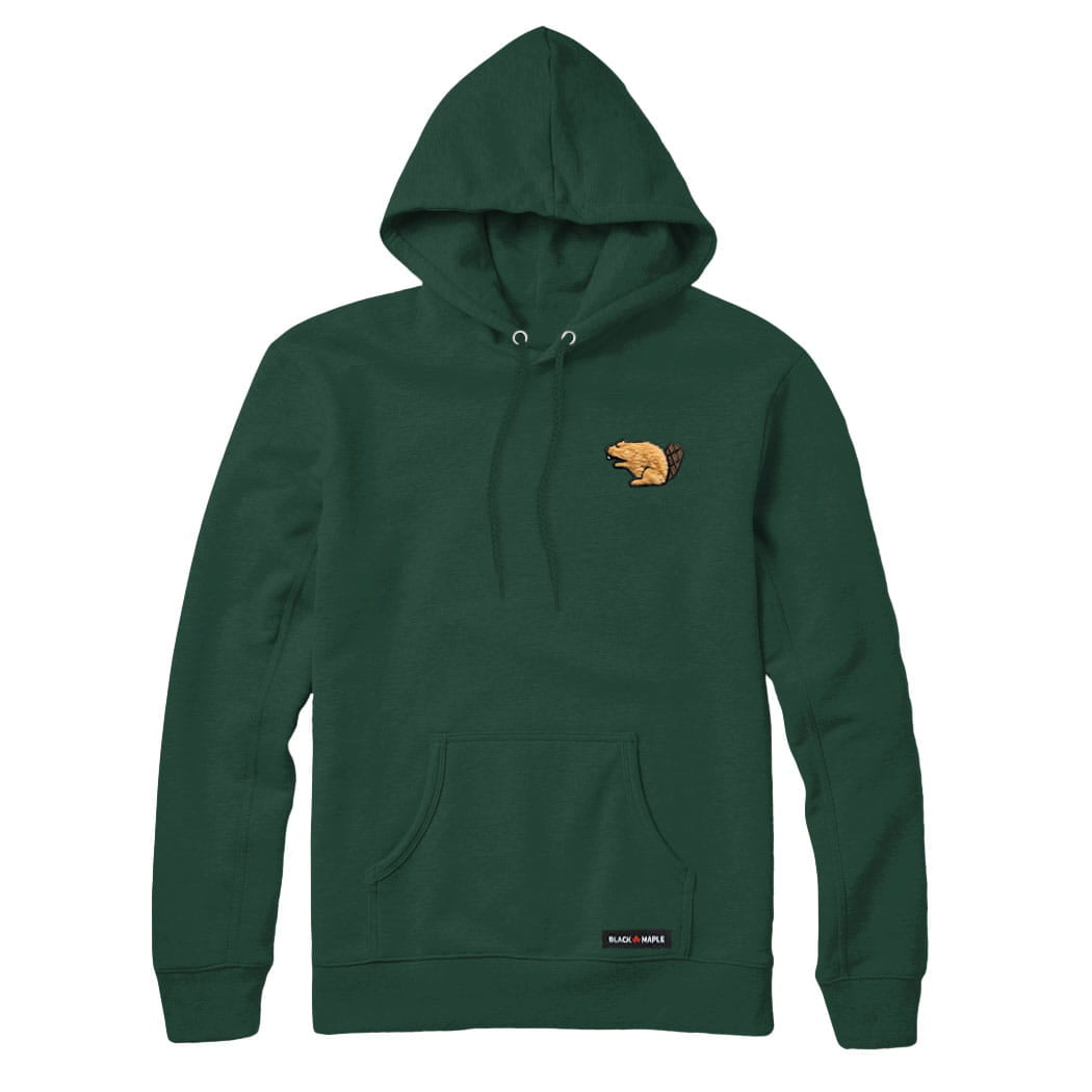 Lucky Beaver Patch Sweatshirt or Hoodie
