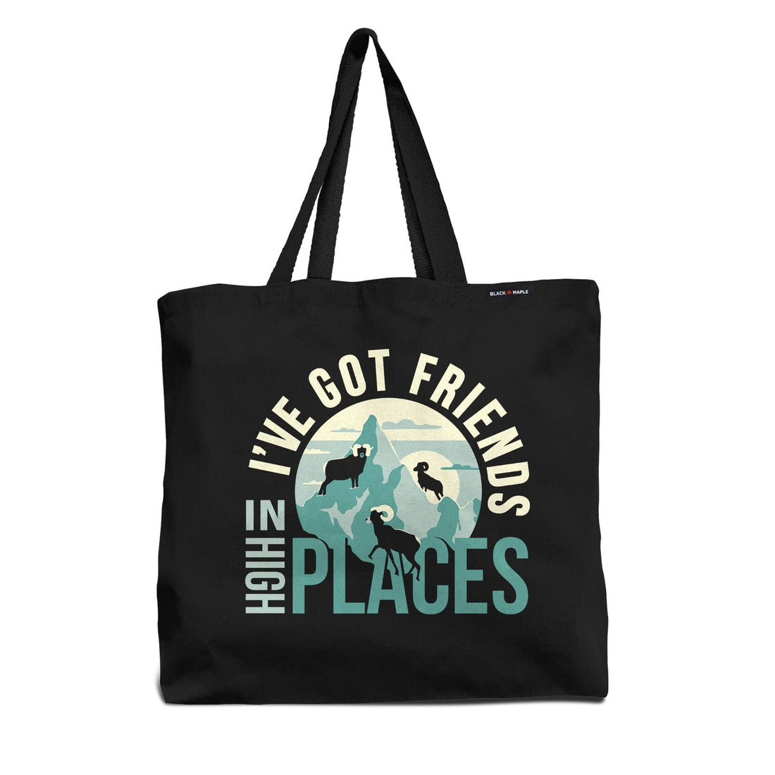 Mountain Bighorn Friends Tote Bag