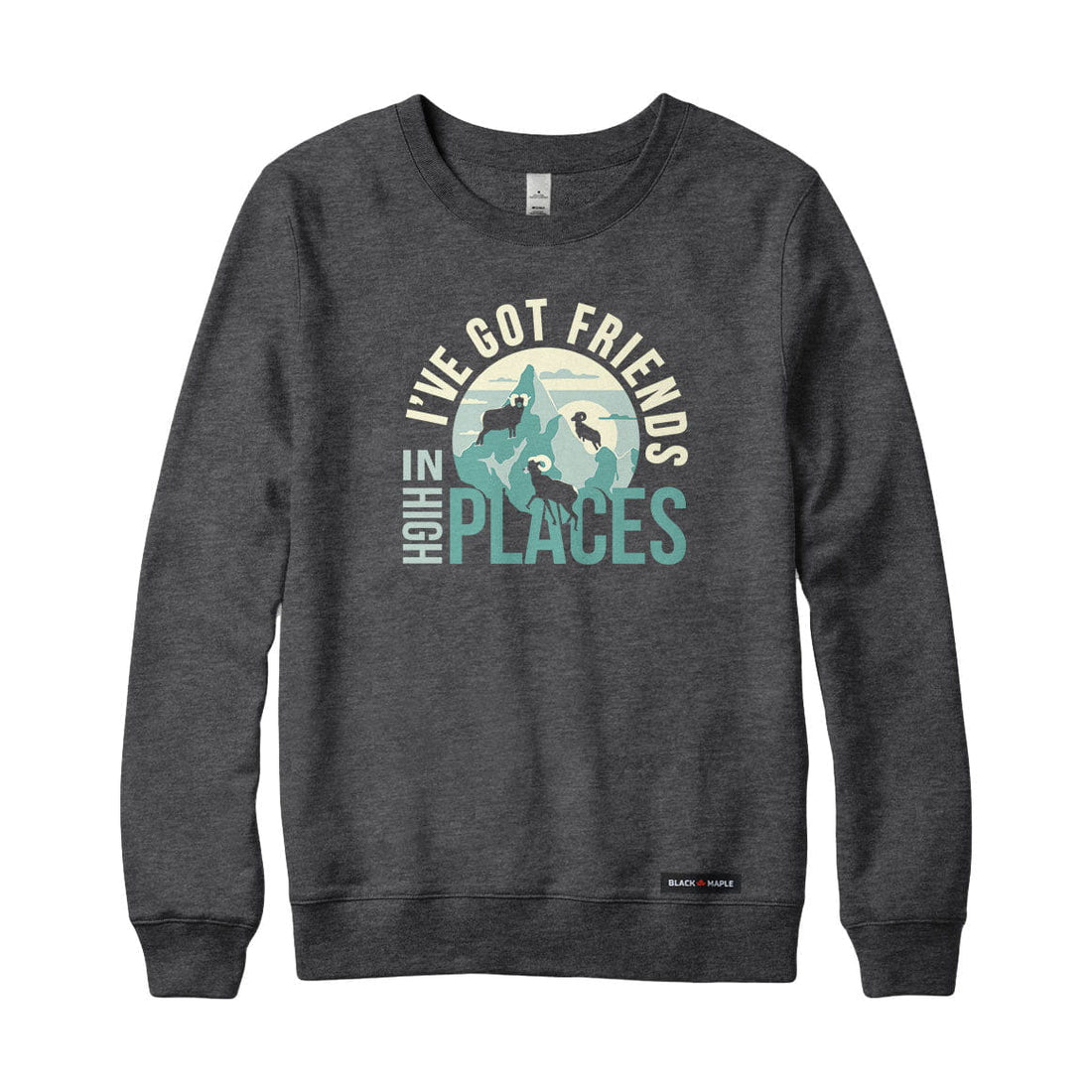 Mountain Bighorn Friends Sweatshirt or Hoodie