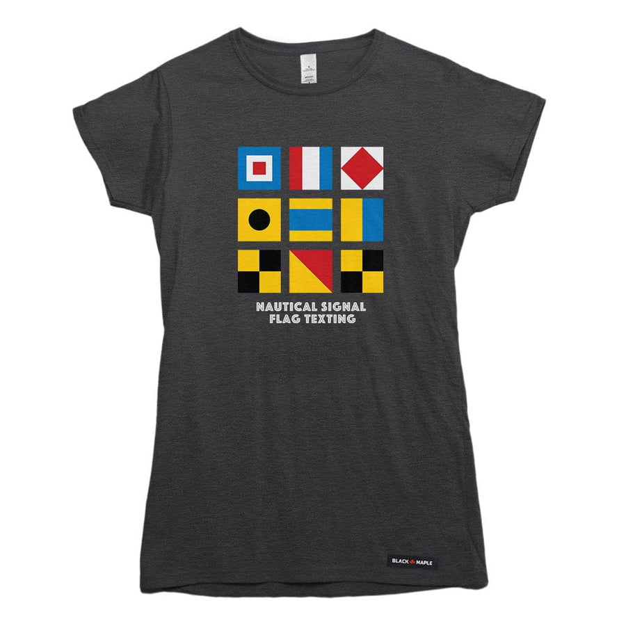 Nautical Signal Flag Texting T-shirt