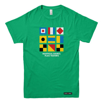 Nautical Signal Flag Texting T-shirt