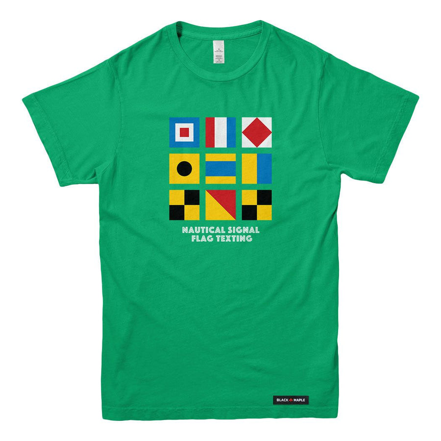 Nautical Signal Flag Texting T-shirt