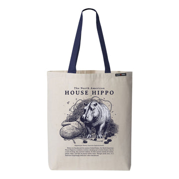 North American House Hippo Tote Bag