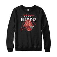 North American House Hippo Low Poly Bust Sweatshirt or Hoodie