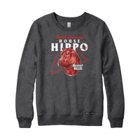 North American House Hippo Low Poly Bust Sweatshirt or Hoodie