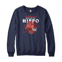 North American House Hippo Low Poly Bust Sweatshirt or Hoodie