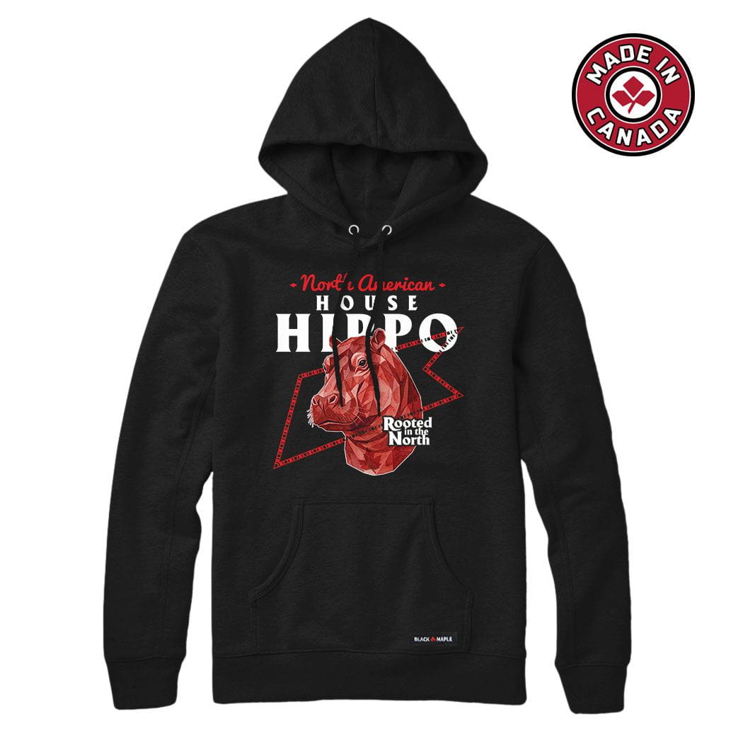 North American House Hippo Low Poly Bust Sweatshirt or Hoodie
