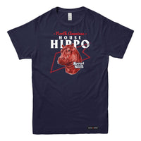North American House Hippo Low Poly Bust T-shirt