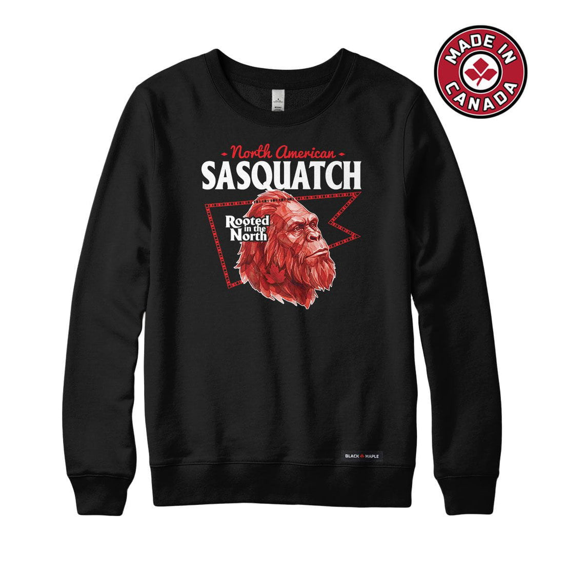 North American Sasquatch Low Poly Bust Sweatshirt or Hoodie