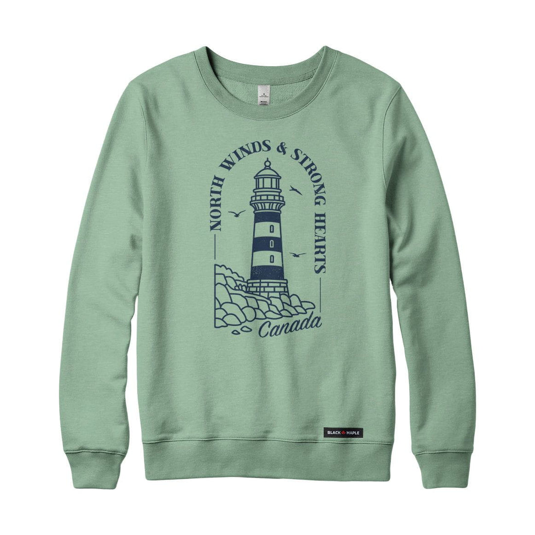 North Winds Strong Hearts Canada Crewneck Sweatshirt