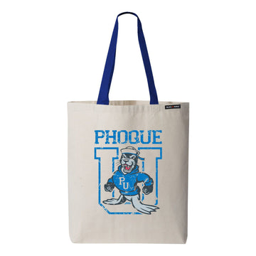 Phoque Université Mascot Logo Tote Bag