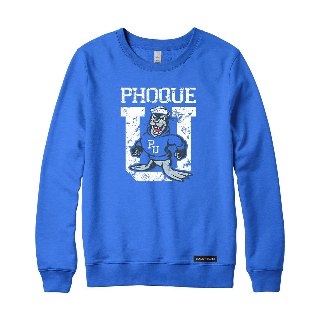 Phoque Université Mascot Logo Sweatshirt or Hoodie