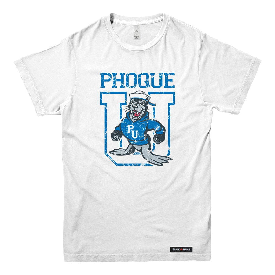 Phoque Université Mascot Logo T-shirt