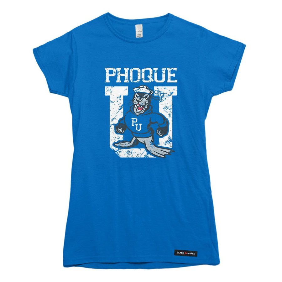 Phoque Université Mascot Logo T-shirt