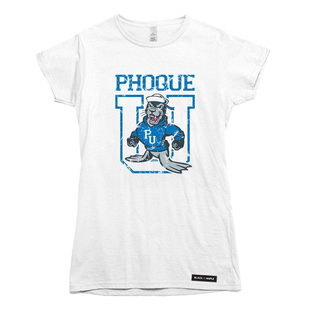 Phoque Université Mascot Logo T-shirt