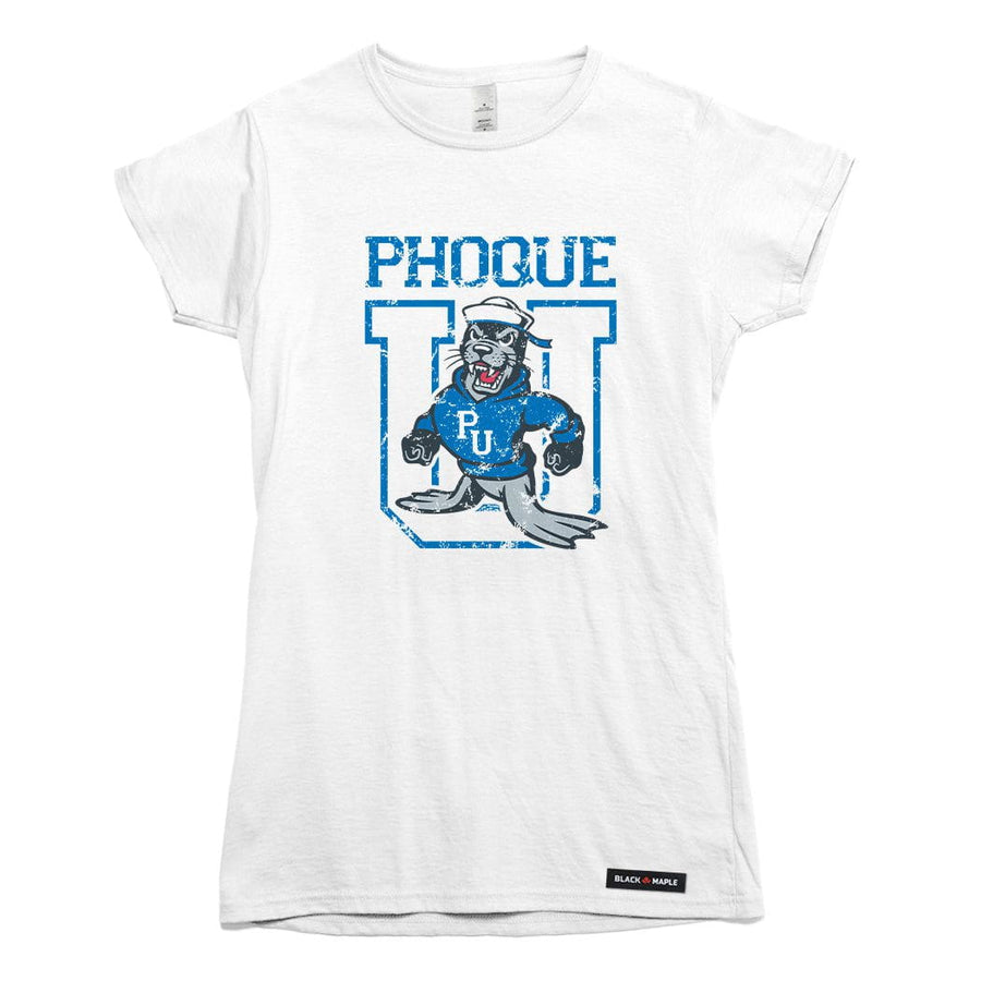 Phoque Université Mascot Logo T-shirt