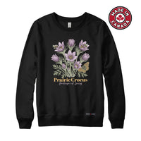 Prairie Crocus Wildflower Sweatshirt