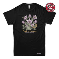 Prairie Crocus Wildflower T-shirt