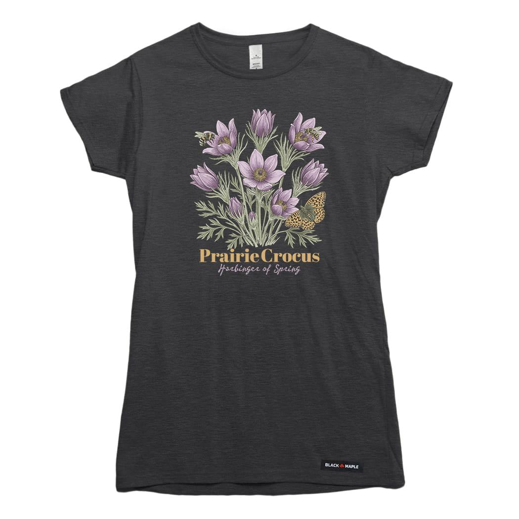 Prairie Crocus Wildflower T-shirt
