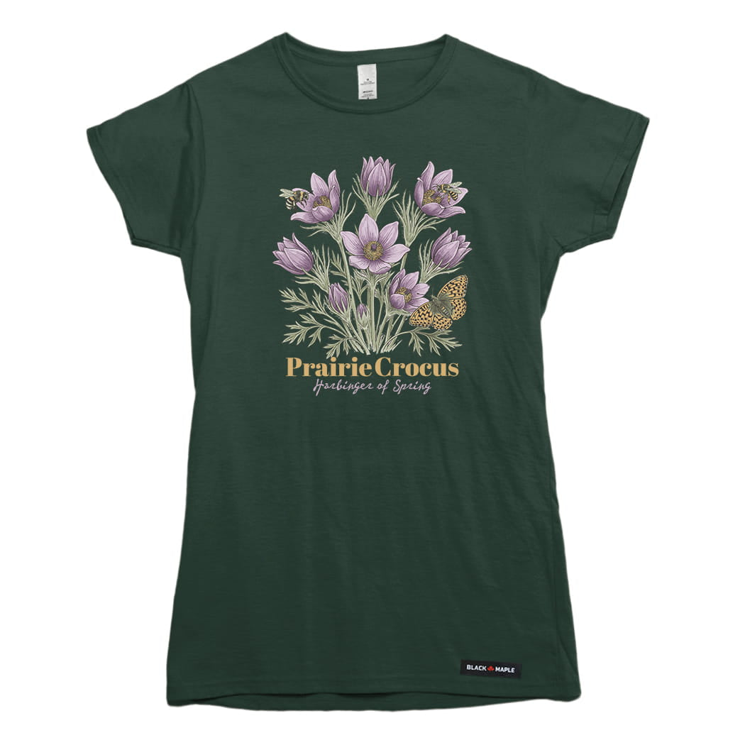 Prairie Crocus Wildflower T-shirt
